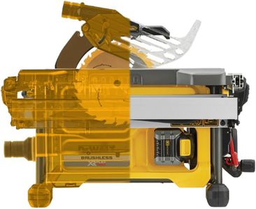 Dewalt XR FlexVolt Table Saw, 210mm, 54V, Yellow/Black – 8-Piece Set