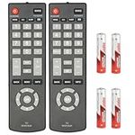 【Pack of 2】 NH315UP Remote Control Compatible with Sanyo LED LCD TV FW55D25F FW43D25F FW32D06F FW40D36F FW50D36F FW50D48F FW32D06F-B FW32D06FB Replacement Controller with Batteries