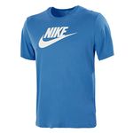 Nike Men's Sportswear Short Sleeve T-Shirt, Dk Marina Blue/White, S