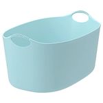 Ikea TORKIS Flexi Laundry Basket, in-/Outdoor, Blue, 35 l (9 Gallon)-Plastic