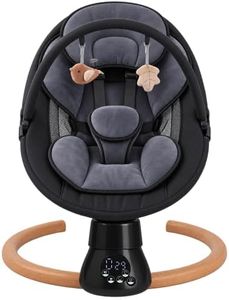 Electric Baby Swing for Infants Newborn with Bluetooth & Remote Control