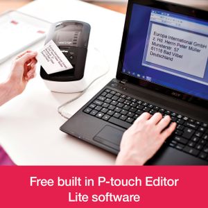 Brother QL-700 Desktop Label Maker – USB, 62mm Wide, Black Print