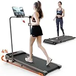 Treadmill with Incline, Foldable Wa