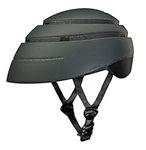 Bicycle Helmet for Adults, Foldable (Closca Helmet LOOP). Bicycle Helmet and Electric Scooter/Scooter for Women and Men (Unisex). Patented Design. (Black/Black, M)