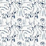 Surface Style - Peel and Stick Wallpaper, Contemporary Wallpaper for Bedroom, Dorm Room Essentials, Self Adhesive, Vinyl, 30.75 Sq Ft Coverage (Dog Doodle Collection, Navy)