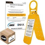 KwikSafety - Charlotte, NC - GATOR [CASE PACK: 7 PCS] Reusable Roof Anchor ANSI Tested OSHA Compliant Bracket Roofing Fall Protection System D Ring Roof Safety Hinge Commercial Residential