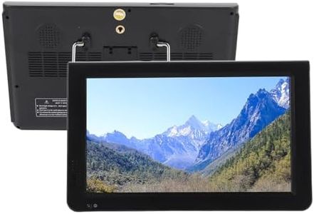XUMIUZIY 10 Inch Portable TV, High Sensitivity Tuner Rechargeable ATSC Digital TV with 4000mAh Battery and 12V Car Charger, for Car Outdoor Home Use