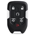 Key Fob for GMC Yukon Chevy Tahoe /Suburban HYQ1AA 2014 2015 2016 2017 2018 2019 2020 Keyless Entry Key Shell Case Cover (6-Btn)