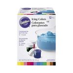 Wilton Icing, Assorted (14 g X 12 Bottle X 1 Set)