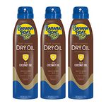 Banana Boat Sunscreen Ultra Mist Deep Tanning Dry Oil Sun Care Sunscreen Spray - SPF 4, 6 Ounces (Pack of 3) (Packaging may vary)