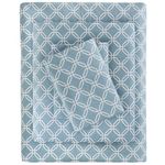 Cozy Flannel Sheet Set Blue Geo Full