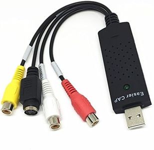 Microware USB 2.0 Easiercap Audio Video VHS to DVD Converter Capture Card Adapter for Win7/8/CCTV Camera