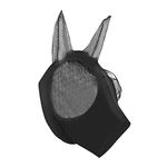 Club Bollywood®Horse Fly Mask Protective Net Hood Horses Mask with Ears Cover Black|Sporting Goods | Outdoor Sports |1 Piece Horse Fly Mask