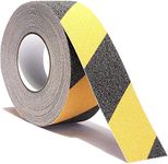 JIVRIX Anti-Skid, Anti Slip Tape, Safety Non Slip Tape for Bathroom, Outdoor Waterproof, High Adhesive Grip Tape for Stairs, Tread Step, Ramp, Skateboard, Caution to Keep from Slipping ( Yellow/Black, 5Cm X 5M )