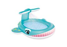 Intex Plastic Whale Spray Pool, Multi Color, Kid