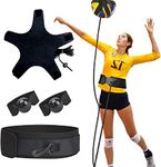 Volleyball Training Equipment Aid Serve Trainer Kit Spike Setting Returns Ball Swing Practice Gift for Beginners Men Women Kids (Black)