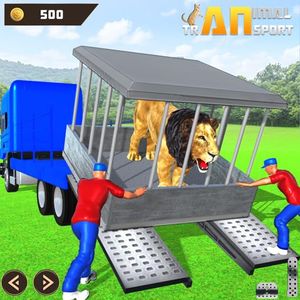 Wild Zoo Animals Transport Truck Driving Games 3D Simulator