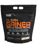RIVAL NUTRITION Clean Gainer | High Protein Lean Mass Gainer Powder | 560 Calories, 30g Protein, 90g+ Multi Source Carbohydrate Blend, Low Sugar | 30 Servings, 10LB (Soft Serve Vanilla)
