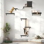 FUKUMARU Cat Wall Shelves, Stable &
