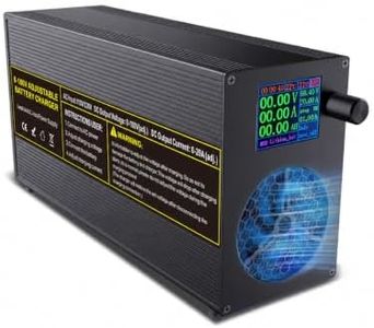 Capacity.Li Adjustable LiFePO4 Battery Charger, 0-100V, 20A Fast Charging