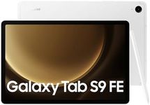 Samsung Galaxy Tab S9 FE Tablet with S Pen, 256GB, Long-lasting Battery, Silver, 3 Year Manufacturer Extended Warranty (UK Version)