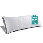 Oubonun Premium Adjustable Long Bolster Body Pillows - Firm and Fluffy Quality Plush Full for Adults, Designed to Accommodate Back, Side and Stomach Sleepers(4ft 6inch)