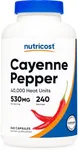 Nutricost Cayenne Pepper 530mg, 240