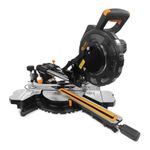 VOLTZ VZ-MS210 Miter Saw 2200W 8" Sliding Compound Miter Saw with Laser & Corded Electric LED Light 4700 RPM 210mm, 2.6mm Blade Dia & 80T TCT Blade, Professional Mitersaw