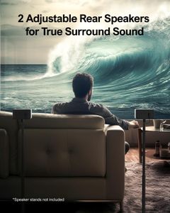 ULTIMEA 5.1 Soundbar System – Surround Sound Home Theater Audio