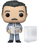 POP Icons: Disney 100 - Walt Disney with Magazine Funko Vinyl Figure (Bundled with Compatible Box Protector Case), Multicolor, 3.75 inches