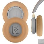 Geekria Elite Sheepskin Replacement Ear Pads for Bang & Olufsen Beoplay H9, H7 (Not Compatible with H9 3rd Gen, h9i) Ear Cushions, Repair Parts (Brown)