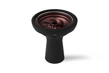 Kaloud Samsaris Hybrid Silicone Aluminum Bowl - Hookah Bowl for Lotus I and Lotus I Plus Hookah Heat Management Device - Perfect Hookah Accessories for Cleaner and Tastier Hookah Flavor - Cyris Brown