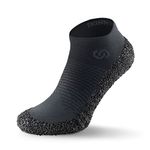 Skinners 2.0 Anthracite | Minimalist Barefoot Sock Shoes for Men & Women | Ultra Portable Lightweight & Breathable Footwear