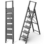 GameGem 6 Step Ladder, Aluminum Fol