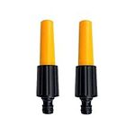 2 Pcs Hose Nozzles, Garden Spray Gun Spray Nozzle Hosepipe Sprayer Head Garden Hose Adjustable Spray for Watering Plants Shower Pet Car Washing