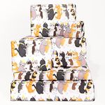 Central 23 - Fun Cat Wrapping Paper - 6 Sheets of Gift Wrap - For Men Women - Cat Conga - For Cat Owners - For Men Women - Recyclable