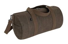 Rothco Waxed Canvas Shoulder Duffle Bag - 19 Inch, Brown