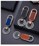 Mokshith Cigarette Lighter Keyring, Electric Coil Lighter Keychain Windproof Flameless USB Rechargeable with Mini Led Flashlight and Bottle Opener for Man Metal (Multi)