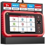 LAUNCH OBD2 Scanner CRP123E V2.0 Car Diagnostic Tool Engine ABS SRS Transmission OBD Scanner with 7 Reset Service Oil/EPB/SAS/BMS/Throttle/Battery Reset,DPF Regeneration Tool, ABS Bleed,Free Update