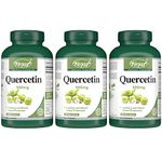 VORST Quercetin 500mg 180 Vegan Capsules | Supplement for Boosting Immune System | For Allergies and Eye Health | Powder Pills | 3 Bottles