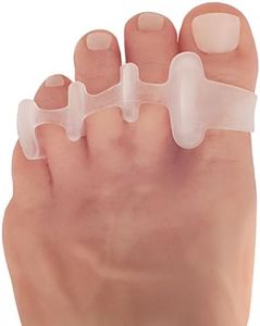 Dr. Frederick's Original Gel Toe Spreaders - 2pcs- Gel Toe Spacers - Bunion Toe Separators - Temporary Bunion Corrector - Gel Orthotic for Overlapping Toes - For Men/Women - One Size