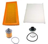 Gopinath Autolink CAR ENGINE AIR FILTER + OIL FILTER + AC FILTER + DIESEL FILTER SET OF 4PCS COMPATIBLE WITH CIAZ DIESEL