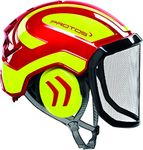 Protos Integral Arborist Safety Helmet, Ear Protection, Features: fine Visor, Colour: red/Yellow