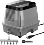 AquaMiracle Linear Air Pump ZP-100 for Pond Aeration, 1600GPH Septic Air Pump Pond Aerators for Outdoor Ponds, Waste Treatment, Aquarium, Fish Farm, Seafood Restaurant