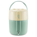 Milton Kool Pristine 22 Insulated Plastic Water Jug, 19 litres, Light Green | Food Grade | Easy to Carry | BPA Free