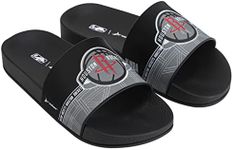 Rider Full 86 NBA Athletic Slides for Kids, Houston Rockets, 10