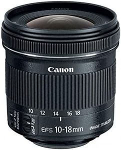 Canon EF-S 10-18mm f/4.5-5.6 is STM Lens, Lens Only