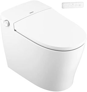 Moen ET900 2-Series Tankless Bidet One Piece Elongated Bidet Toilet with Remote, Auto Flush, and Warm Air Dryer, and Temperature Control, White