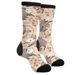 Sigouyinei Casual Funny Funky Novelty Socks For Men Women, America Virginia Cute Possum, 1