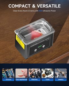 CREWORKS 10L Ultrasonic Cleaner – Stainless Steel Professional Cleaning Machine